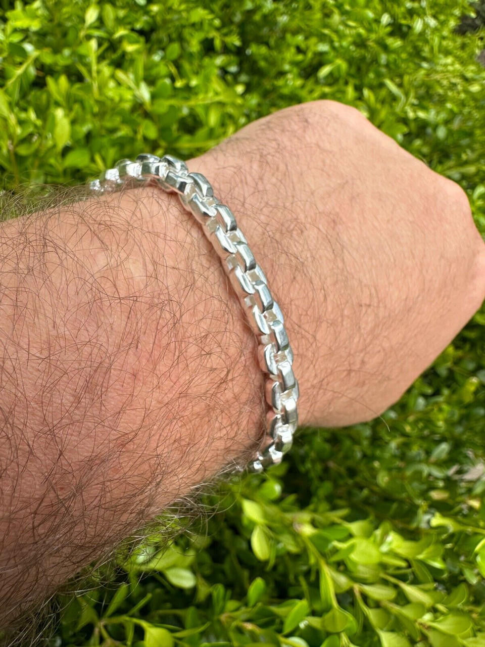 Puffed Rolo Chain Necklace Or Bracelet - Hollow 925 Sterling Silver - 7"-28" - 6mm