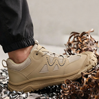 Zapatos de seguridad para hombre con puntera de acero y cierre giratorio
