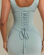 Vestido Largo con Corsé Moldeador Desmontable